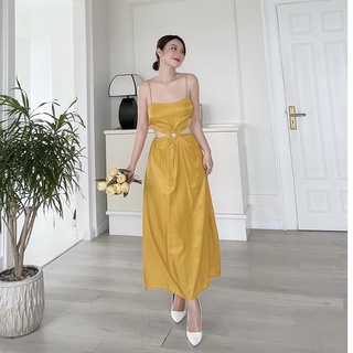 Bbstore's đầm hai dây khoét eo sang chảnh -d973