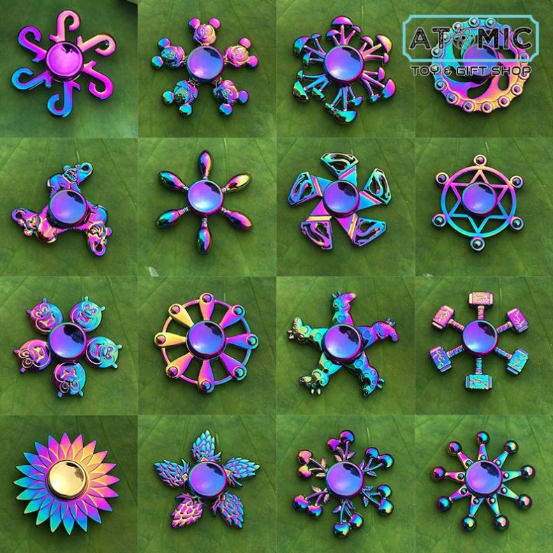 Đồ chơi Con quay Spinner nhựa bi sắt giúp giảm stress (nhiều mẫu)