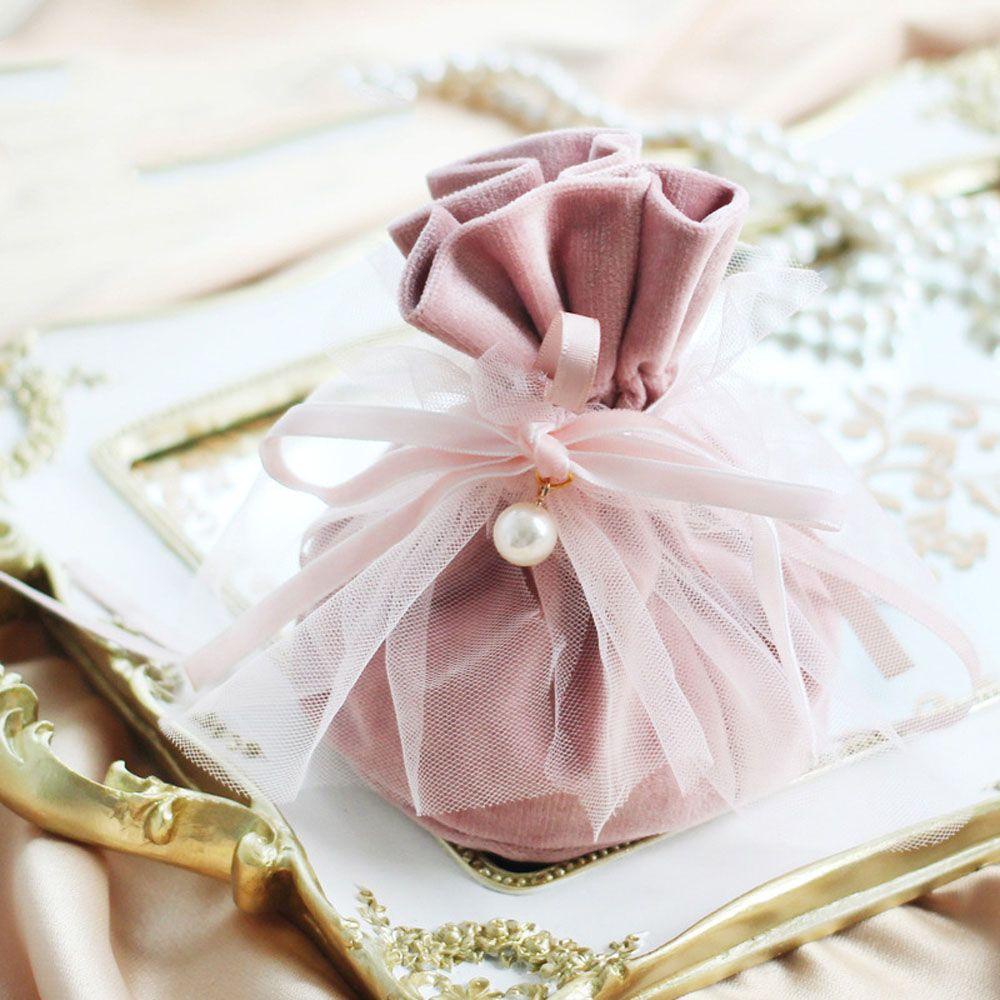 ANEMONE Túi Đựng Kẹo Cưới 9 * 12 cm Sáng Tạo