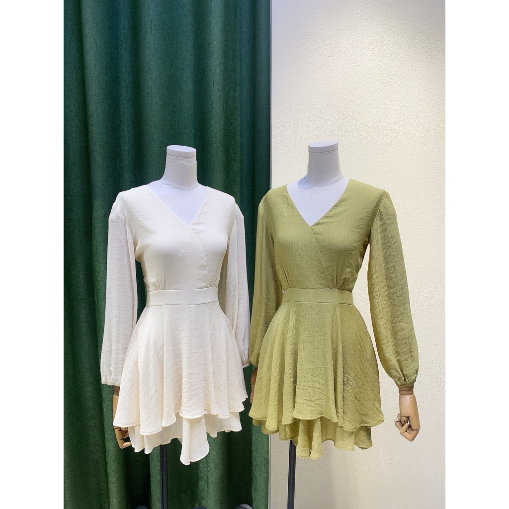 [Mã BMBAU50 giảm 50K đơn 150K] Đầm voan liền thân CHARMO von dệt kim mềm mại nhẹ nhàng Short Jumpsuit