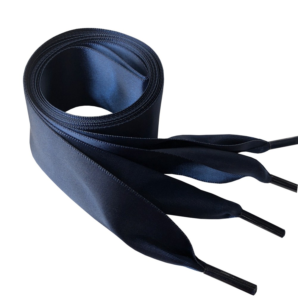 Dây Giày Vải Satin Dài 130cm Rộng 4cm Cột Ruy Băng