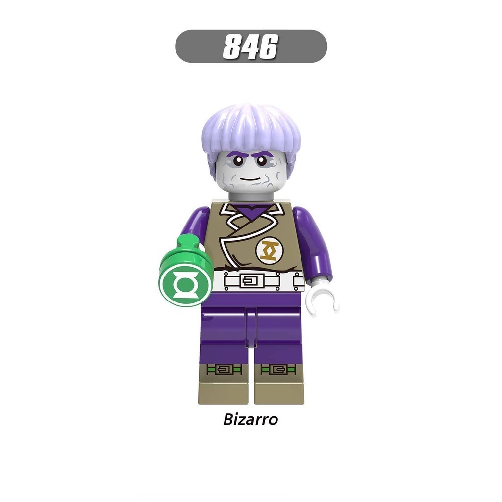 Mô Hình Lego minifiguras Jaguete Superman Aquaman Ocean Master Mera Reign Bizarra Miss America Bizarre