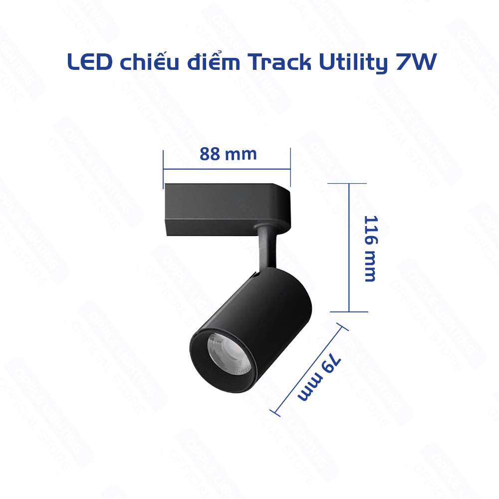 Đèn Thanh Ray, Đèn Rọi Ray Led OPPLE 7W - Bảo Hành Chính Hãng