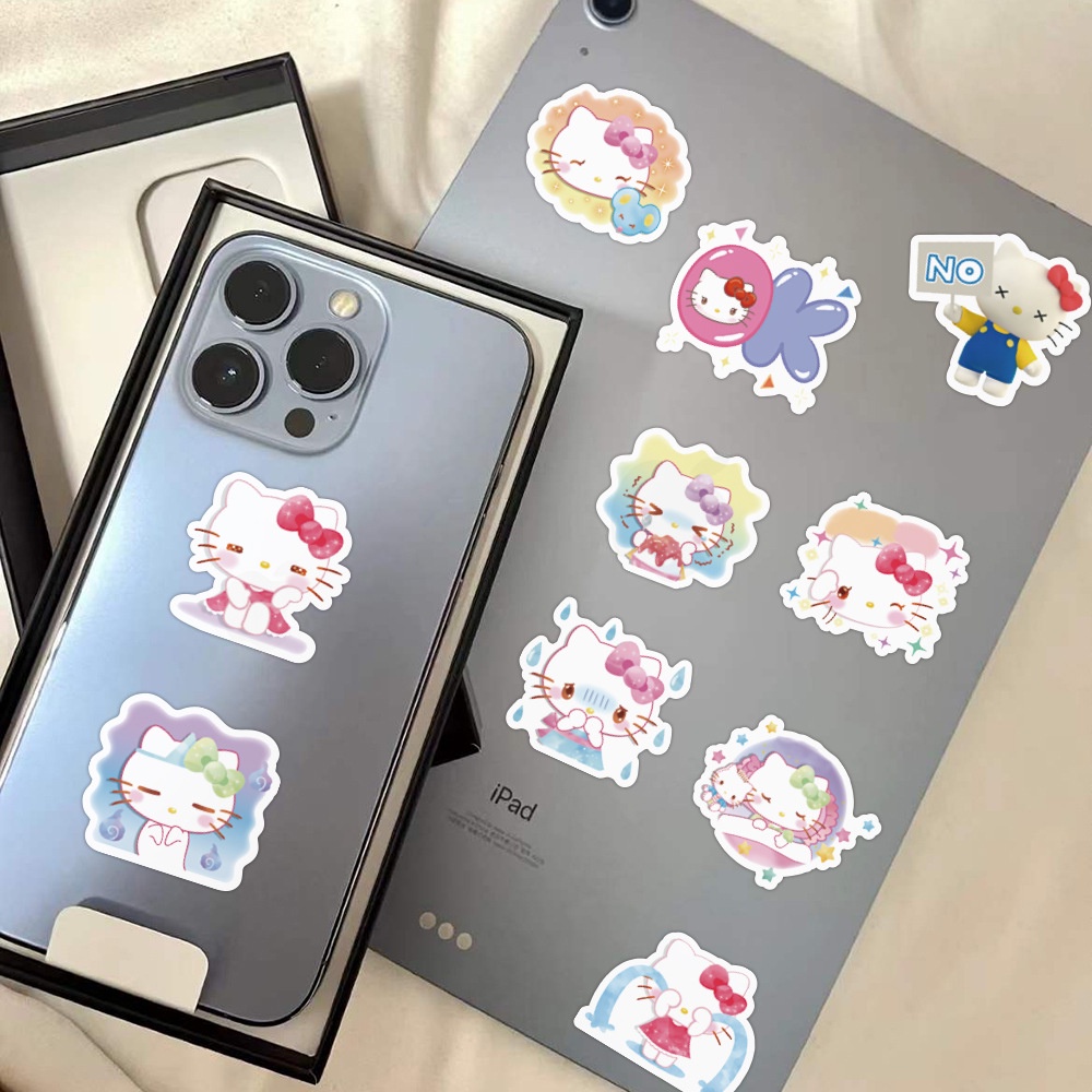 Sanrio Miếng Dán Trang Trí Hình hello kitty Chó Snoopy Pudding Chó Mèo Kulomi Yugui