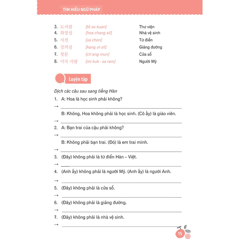 Sách 15 Phút Tự Học Tiếng Hàn Mỗi Ngày