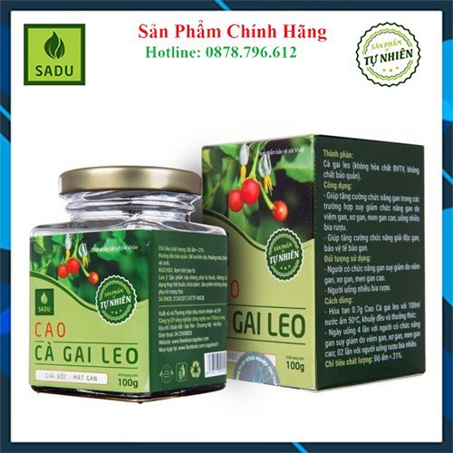 Cà Gai Leo Sadu Dạng Cao - [CHÍNH HÃNG] - Cách tốt nhất để bảo vệ gan