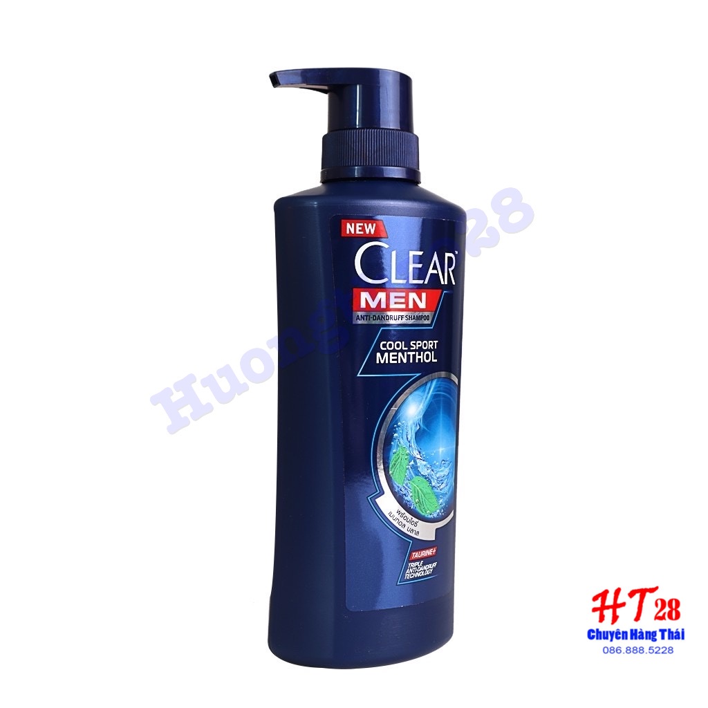 Dầu Gội Clear Men Thái Lan  Loại 450ml Sạch Gàu,Mát Lạnh Bạc Hà