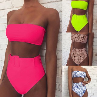 Bikini màu trơn có đệm mút gợi cảm