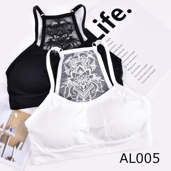 Bralette thun cotton cách điệu AL005