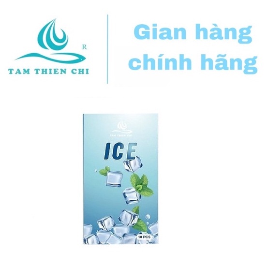 Bao cao su Tâm Thiện Chí ICE mát lạnh kéo dài Hộp 10 chiếc