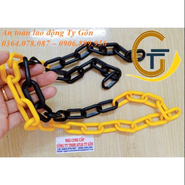 Dây xích nhựa cảnh báo an toàn/ phân luồng