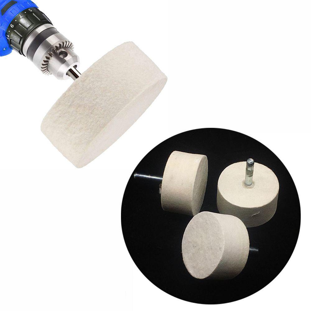 Đầu Xi Lanh Đánh Bóng 40mm / 50mm / 60mm 1 Bằng Len Nỉ Cho Máy Mài Móng