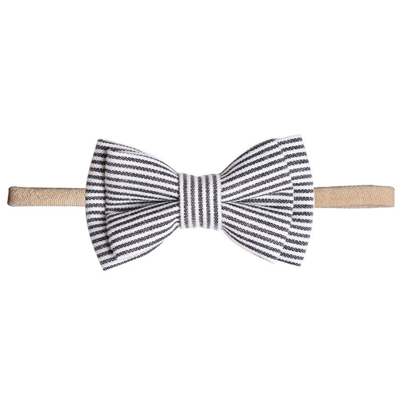 Set 10 Băng Cài Đầu Bằng Nylon Mềm Co Giãn Đính Hoa Cho Bé Gái Sơ Sinh