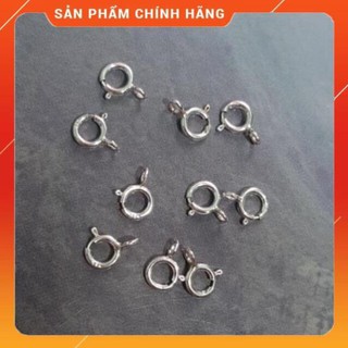 Móc khoá tròn dây chuyền chuẩn bạc ta