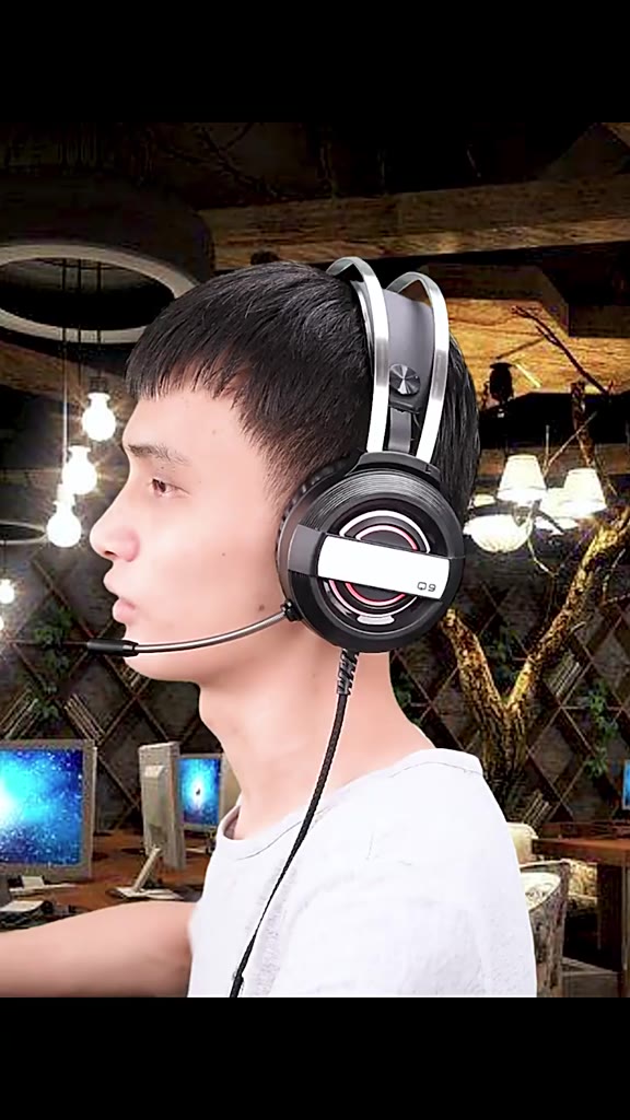 Tai nghe gaming chụp tai có mic đàm thoại Led RGB,headphone dùng cho máy tính điện thoại laptop ipab | BigBuy360 - bigbuy360.vn