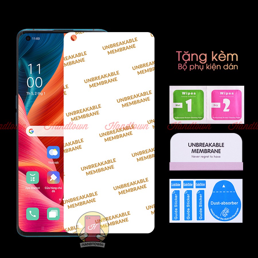 Miếng Dán Màn Hình PPF Kính Cường Lực Dẻo Oppo Find X2 FindX2 Trong Suốt Chống Va Đập Chống Trầy Xước
