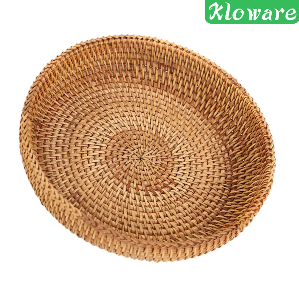 Rổ tròn đựng rau trái cây đan mây tre thủ công mỹ nghệ