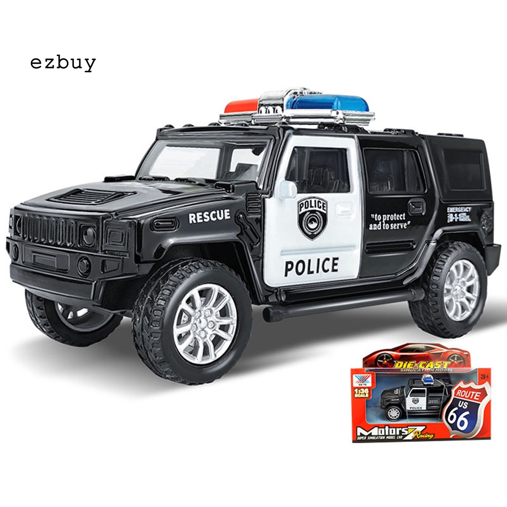 Mô Hình Xe Cảnh Sát Đồ Chơi Tỉ Lệ 1/36