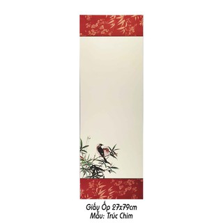 Giấy viết thư pháp ốp 27x79cm (05 tờ)