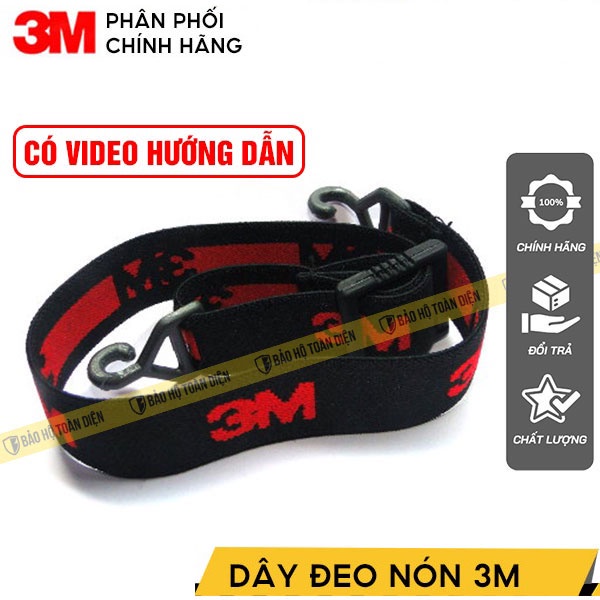 [Chính hãng] Dây quai nón 3M 1990 nhập khẩu. Chất liệu co giản tốt, bền đẹp