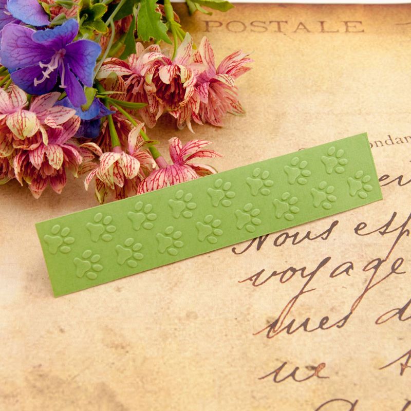 Khuôn Nhựa Dập Nổi Hình Dấu Chân Trang Trí Scrapbook