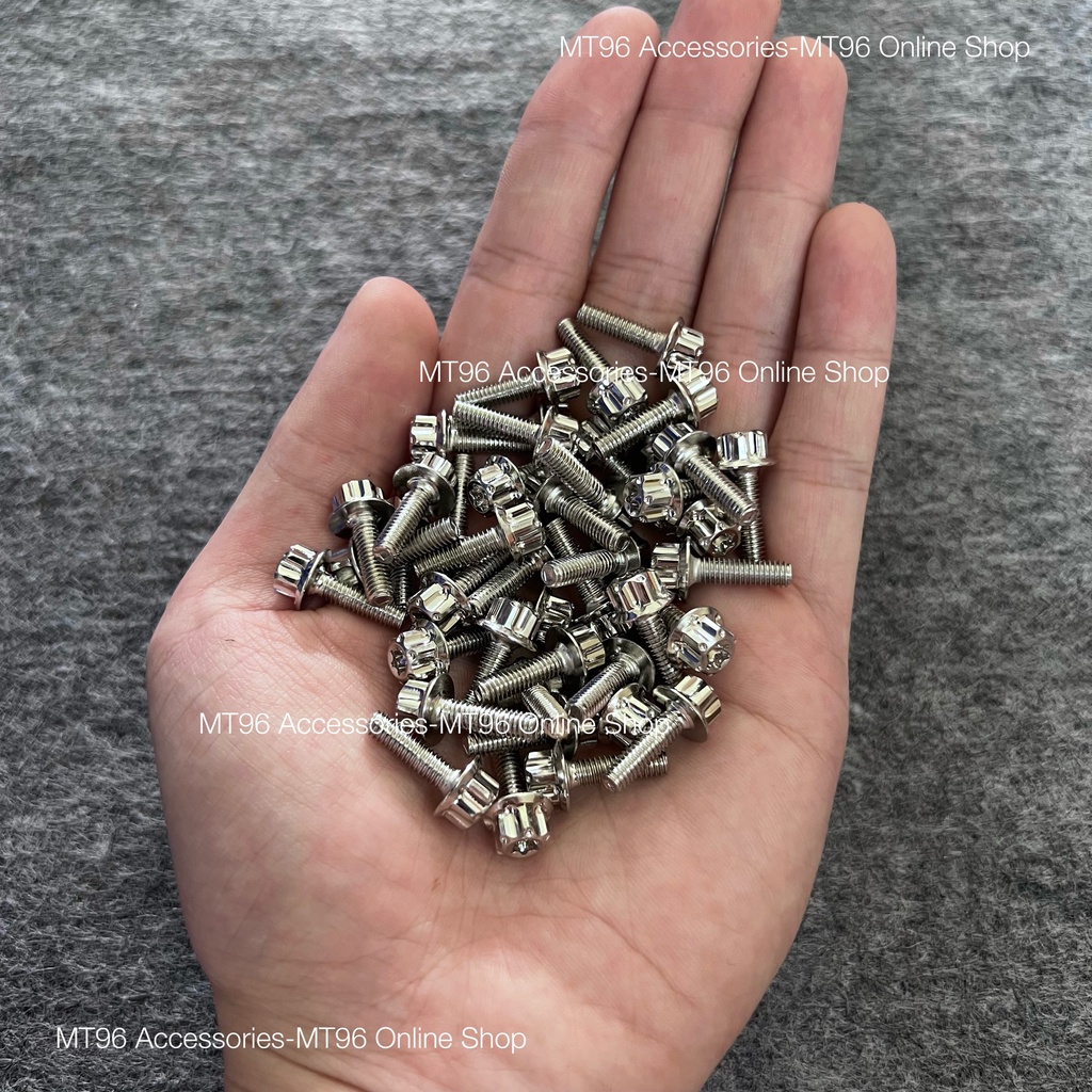Ốc Salaya 4ly 4li  Đầu Trụ Chuẩn Inox304 Gắn Nhiều Vị Trí