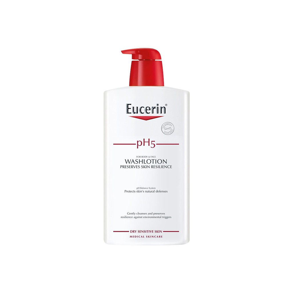 Sữa tắm dành cho da nhạy cảm Eucerin Washlotion pH5 Eucerin 1000ml (Date 2024)