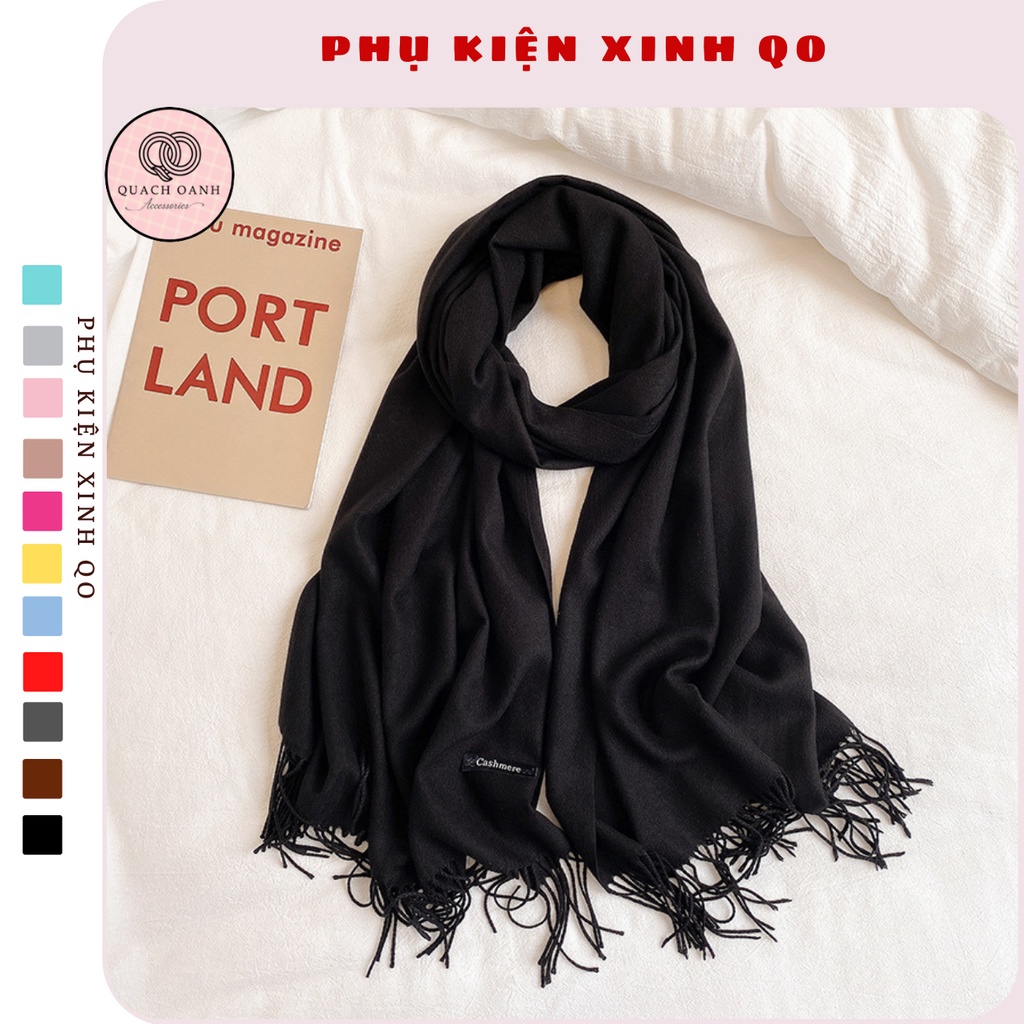 Khăn quàng Cashmere phong cách Hàn Quốc - KH60