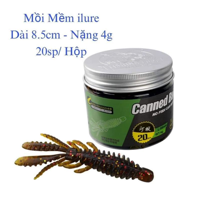 Mồi mềm iLure ấu trùng tôm, tôm giả