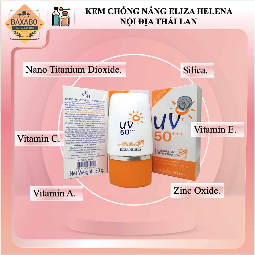 KEM CHỐNG NẮNG ELIZA HELENA UV 50+++ CHÍNH HÃNG THÁI LAN - HÀNG CÓ SẴN