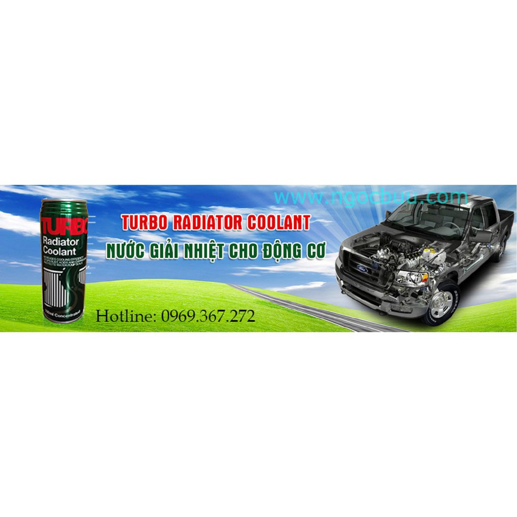 Nước giải nhiệt động cơ Turbo Radiator Coolant 500ml