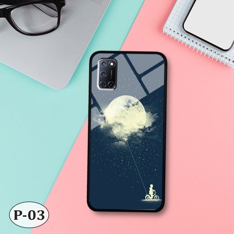 Ốp lưng kính OPPO A52/ A92- hình 3D