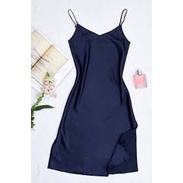 Đầm hai dây satin Vera