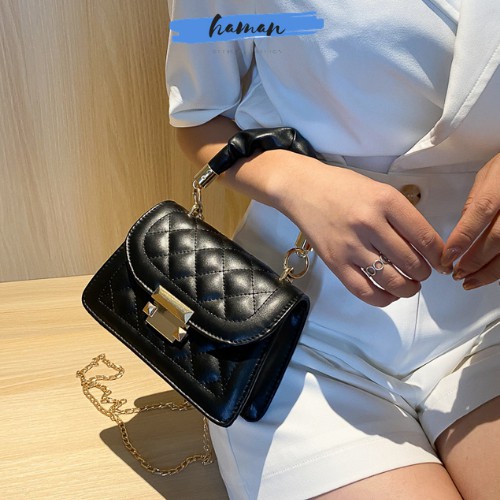 [Mã WAMT2405 giảm 10K đơn 0K] Túi Xách Nữ Đeo Chéo Thời Trang Thịnh Hành Hàn Quốc Mix Dây Xích Nhỏ Siêu Đẹp TX01 - HAMAN | BigBuy360 - bigbuy360.vn