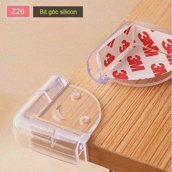 Bịt Góc Bàn Silicon Sét 4 Chiếc