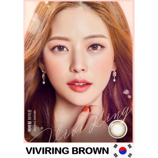 < Hàng mới về > [VIVIRING BROWN] OLENS Contact lens korea xuất xứ 100% tại Hàn Quốc (Hsd 1 month) "비비링 브라운" 한국