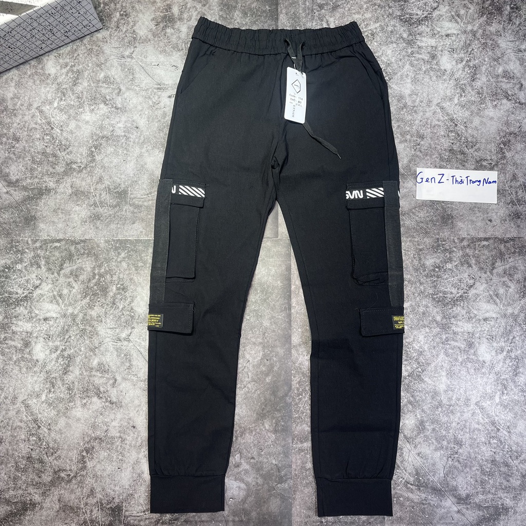 Quần thể thao nam kaki 💥FREESHIP💥 Quần jogger nam THE 1998 dài trơn túi hộp bó ống Hàn Quốc thu đông - mua 2 tặng 1