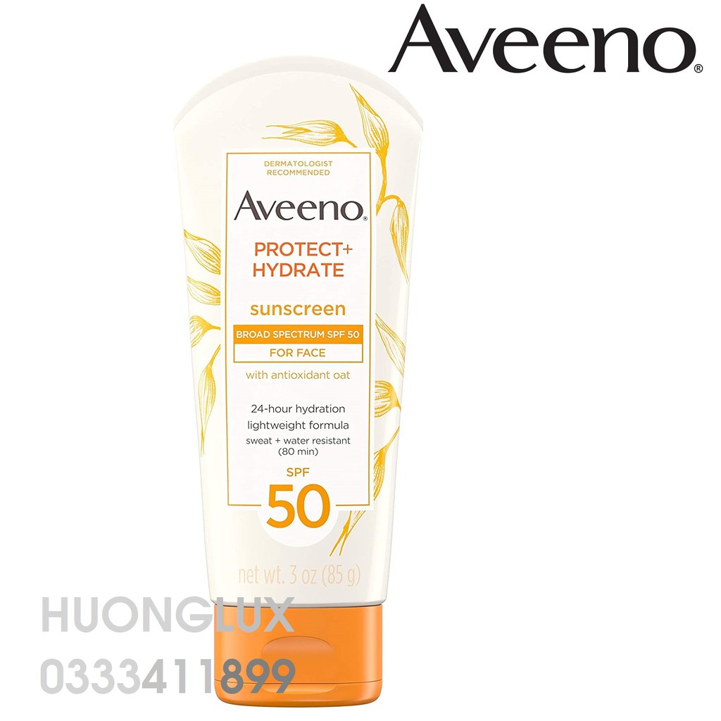 Kem chống nắng cho mặt Aveeno Protect + Hydrate Sunscreen SPF 50