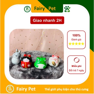 Chuông đeo cổ lục lạc ngộ nghĩnh cho Chó Mèo - Lục lạc đeo cổ