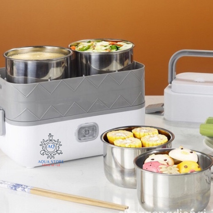 HỘP CƠM VĂN PHÒNG ,BỆNH VIỆN ,NẤU -HẤP-HÂM NÓNG THỨC ĂN 4 TÔ INOX CAO CẤP ,QUÀ TẶNG Ý NGHĨA