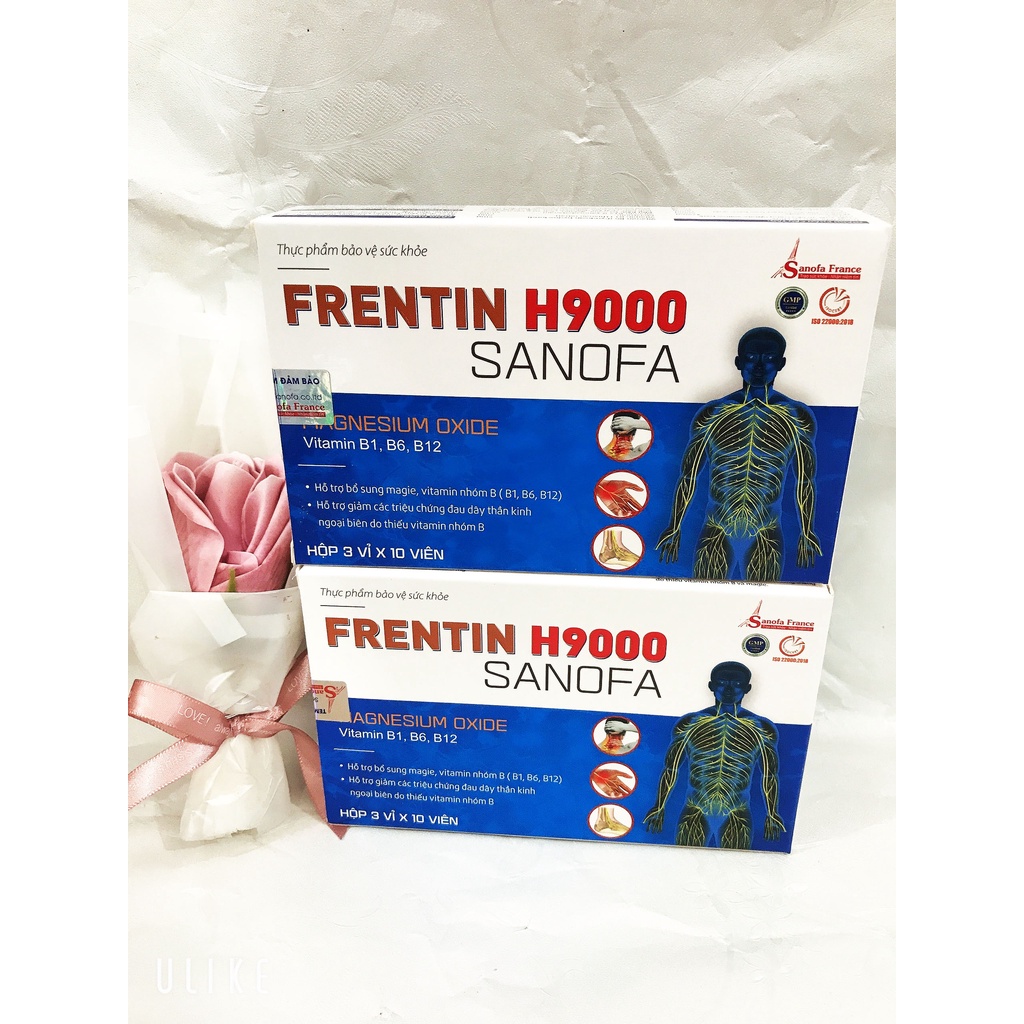 Viên uống bổ thần kinh FRENTIN H9000 SANOFA, giúp bổ sung Vitamin nhóm B, giảm triệu chứng đau dây thần kinh ngoại biên