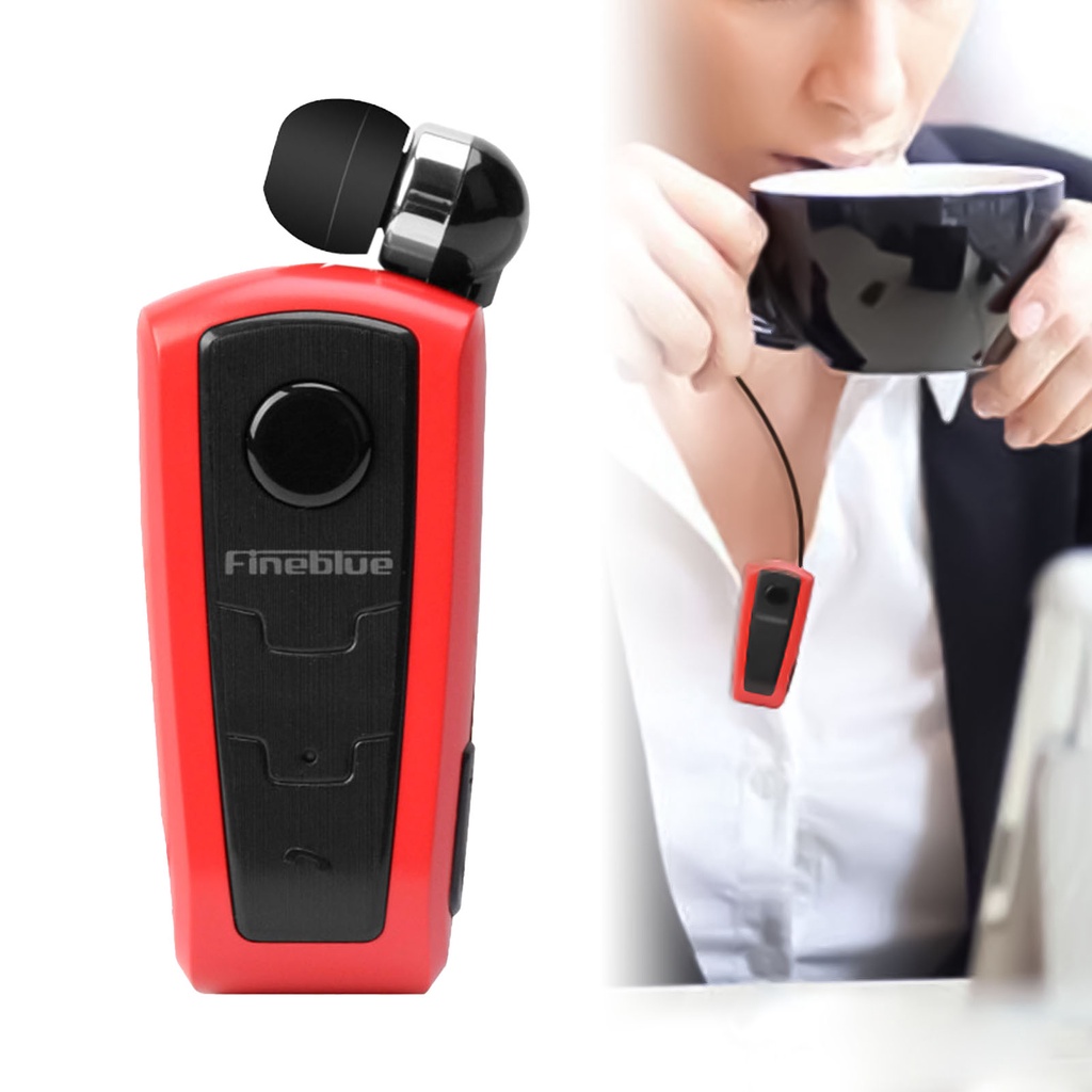 1 tai nghe nhét tai Fineblue F910 không dây kết nối bluetooth 4.0 có thể thu gọn