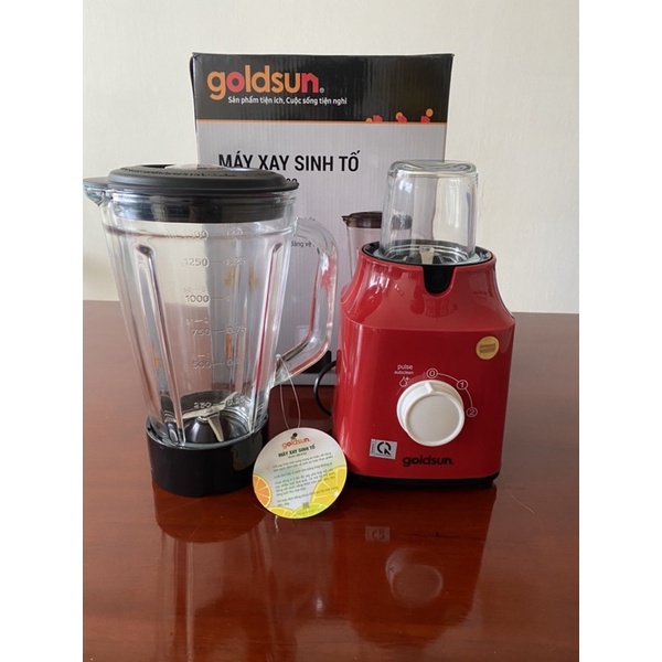 Máy xay sinh tố Goldsun, Cối xay sinh tố 1.5 lít công suất 400W cối thủy tinh cao cấp bảo hành 12 tháng, 10101541