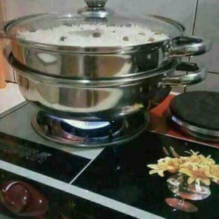 NỒI HẤP INOX 2 TẦNG
