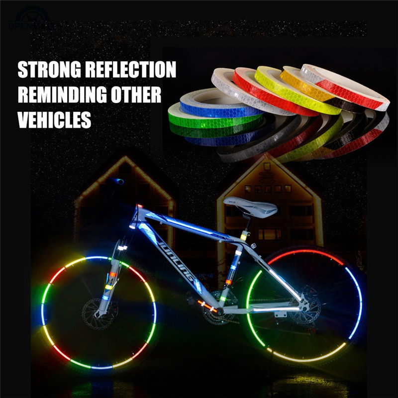 Dây sticker trang trí cho vành bánh xe đạp xe tải xe máy 1cmx800cm