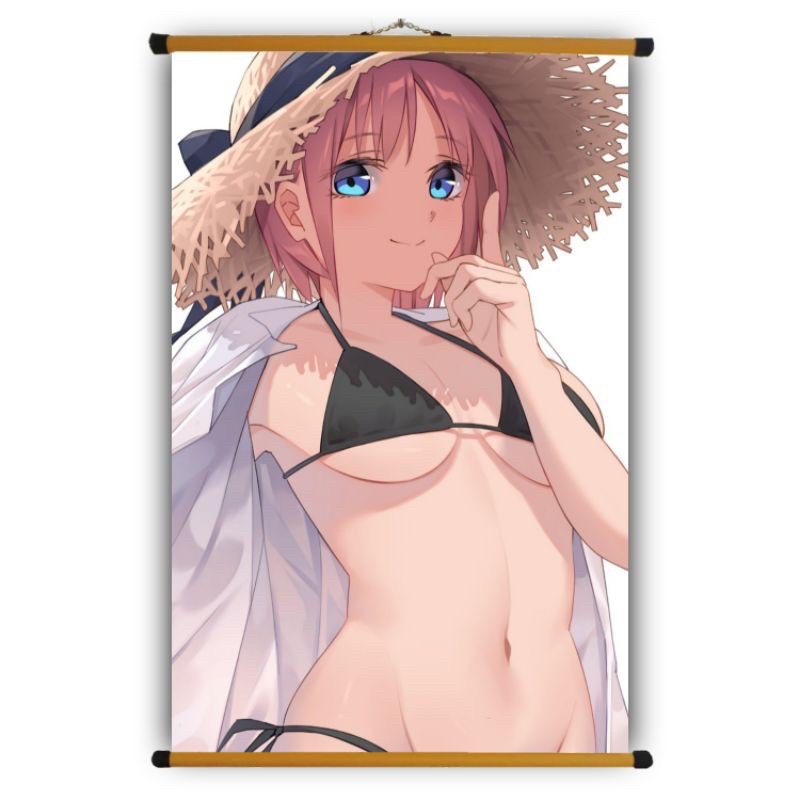 Poster Vải Nakano Ichika Anime GoToubun no Hanayome