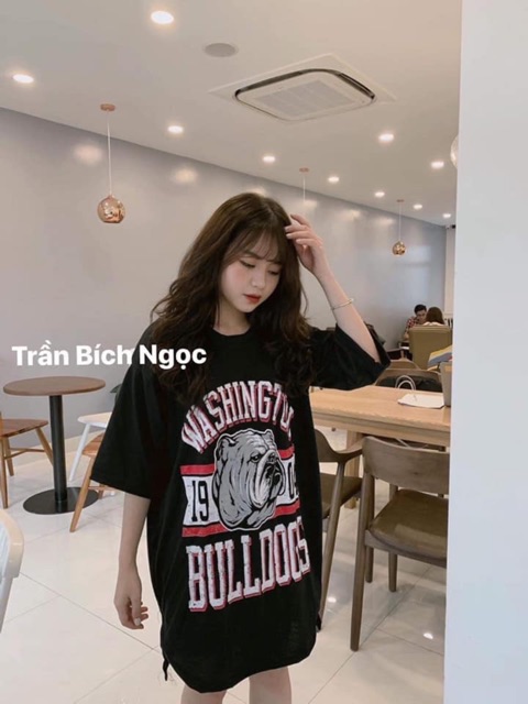 ĐẦM THUN SUÔNG BULLDOG OVERSIZE DRESS - ĐẦM FROM RỘNG