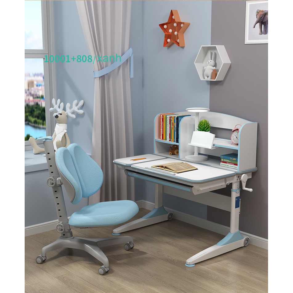 [ CHÍNH HÃNG BSUC ] Bộ bàn học thông minh chống gù chống cận cho bé mã DRZ-10001 dài 1m và ghế DRY-808 | BigBuy360 - bigbuy360.vn