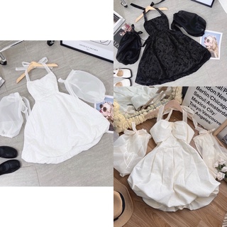 Đầm yếm phối tay rời - Chitchitstore