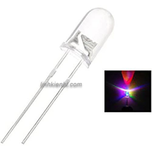 [5 CHIẾC] LED 7 MÀU LED NHẤP NHÁY5MM NHÁY CHẬM